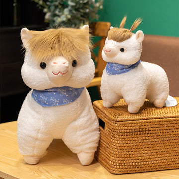 Handsome Alpaca Stuffed Animal Plush Toy